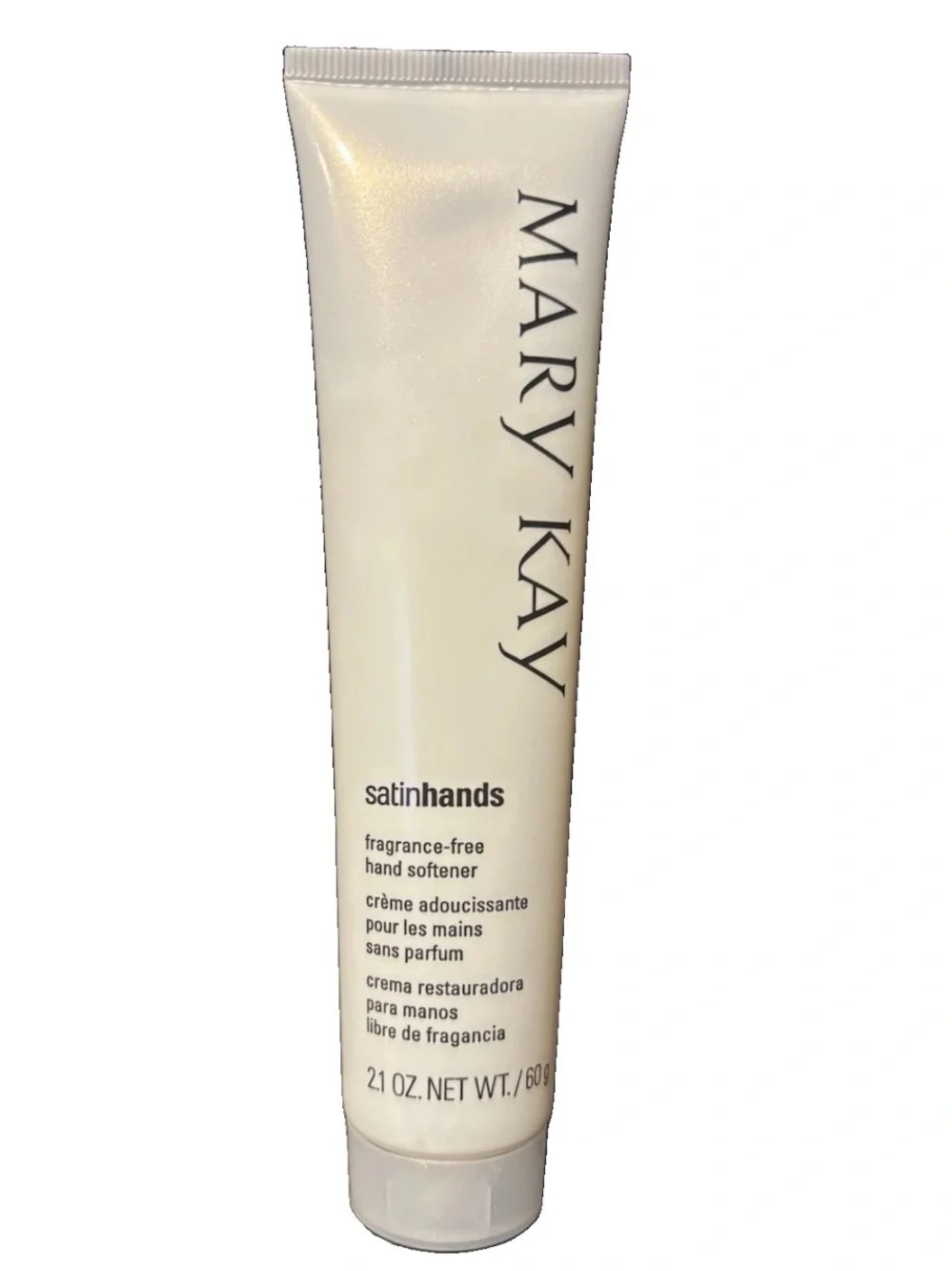 NEW Mary Kay SatinHands Fragrance-Free Hand Softener - 2.1oz